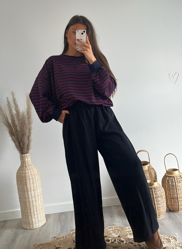 SYLVIE | Pantalone Nero