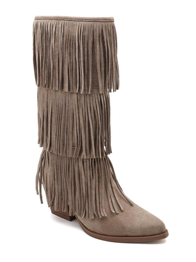 Frangella™ | Stivali Frange Total Khaki