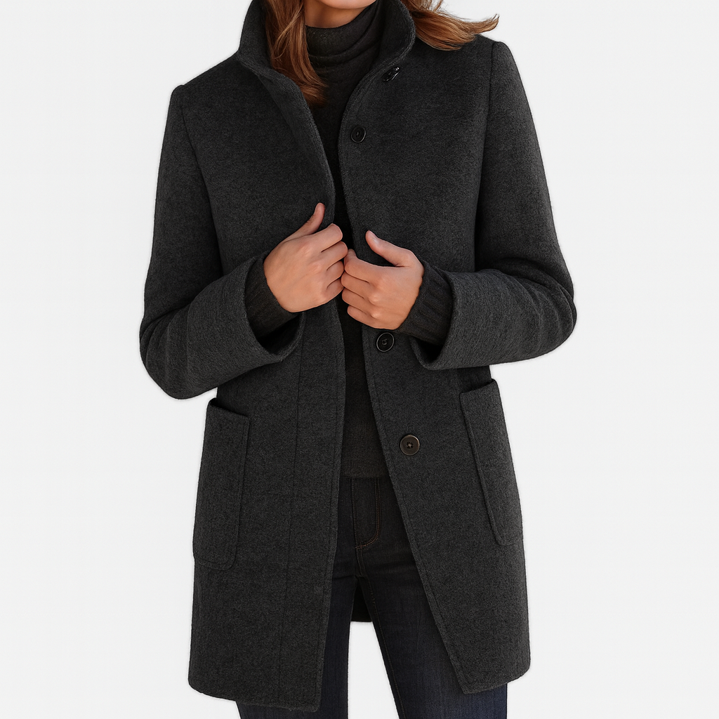 Stella™ | Cappotto da donna con collo alto