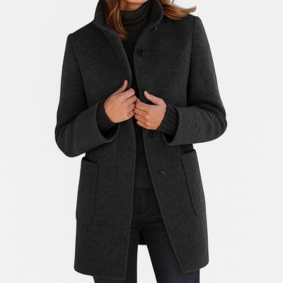 Stella™ | Cappotto da donna con collo alto