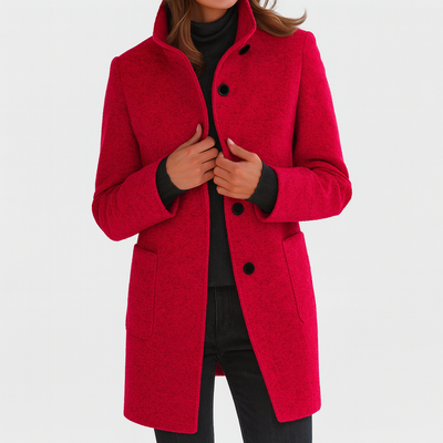 Stella™ | Cappotto da donna con collo alto