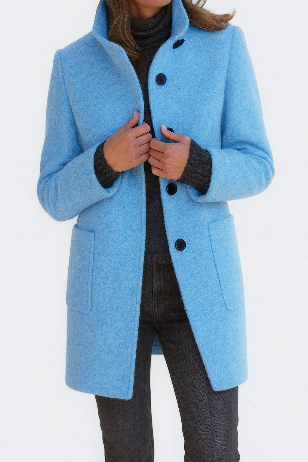 Stella™ | Cappotto da donna con collo alto