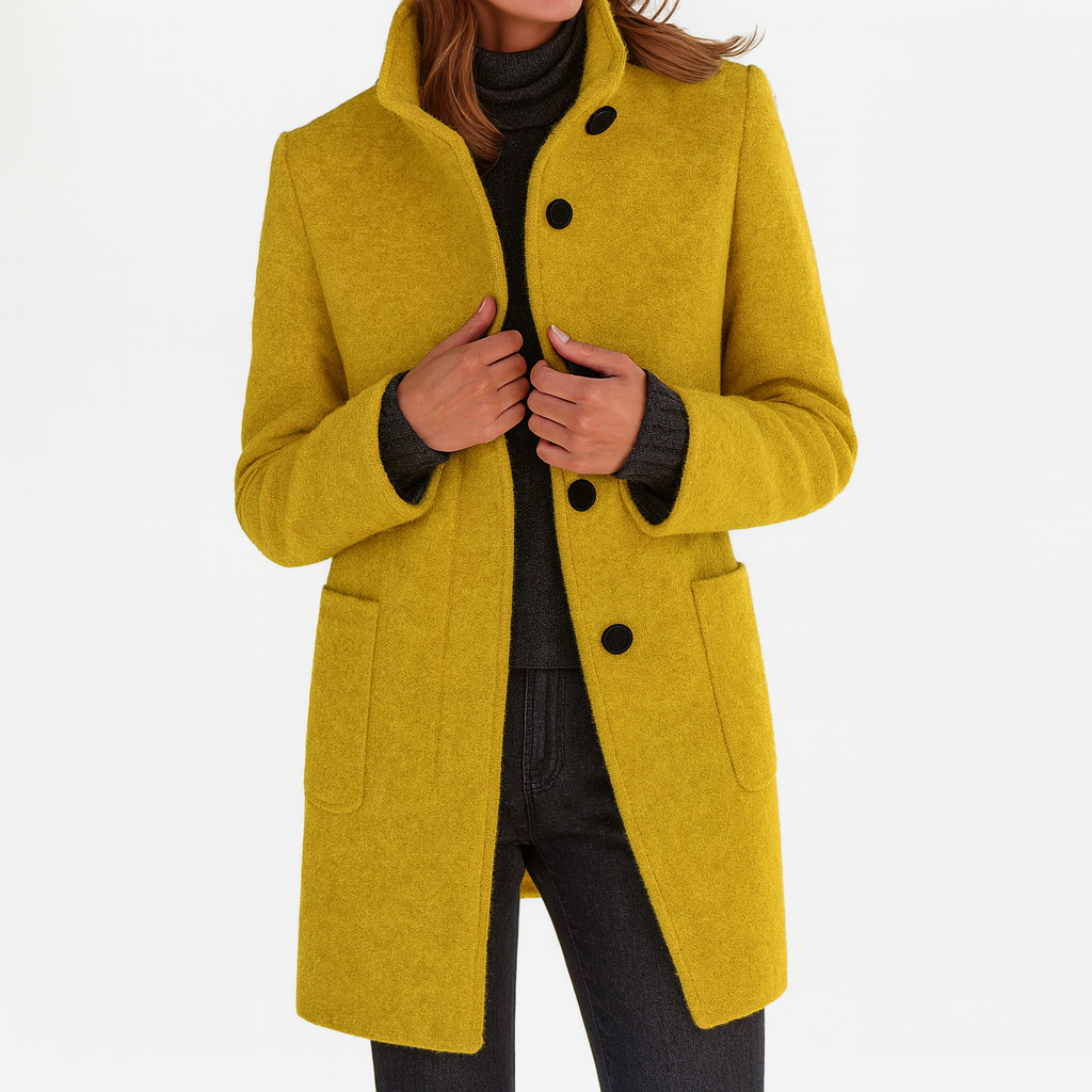 Stella™ | Cappotto da donna con collo alto