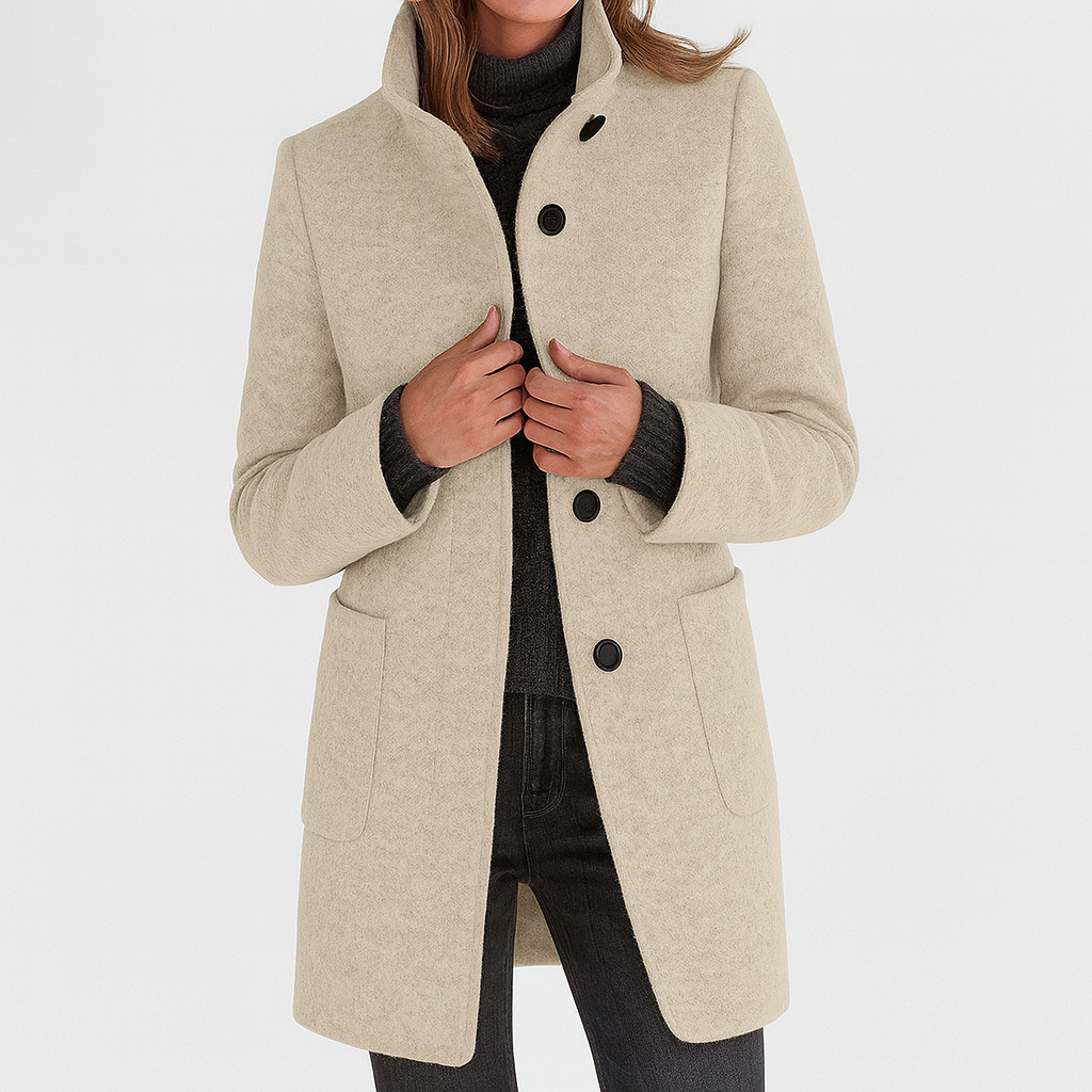 Stella™ | Cappotto da donna con collo alto