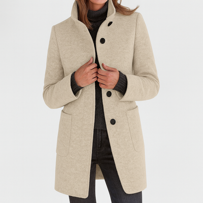 Stella™ | Cappotto da donna con collo alto