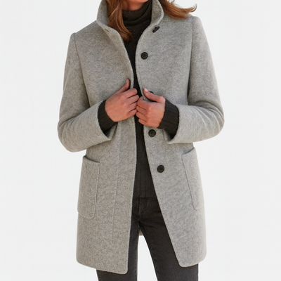Stella™ | Cappotto da donna con collo alto