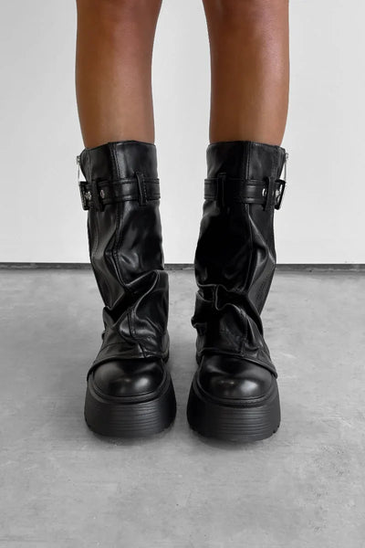 Chunky™ | Stivali Biker con Fibbia Chunky