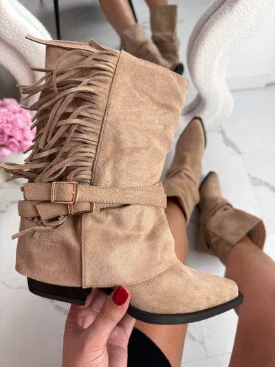 Cody™ | Stivali Frange Khaki