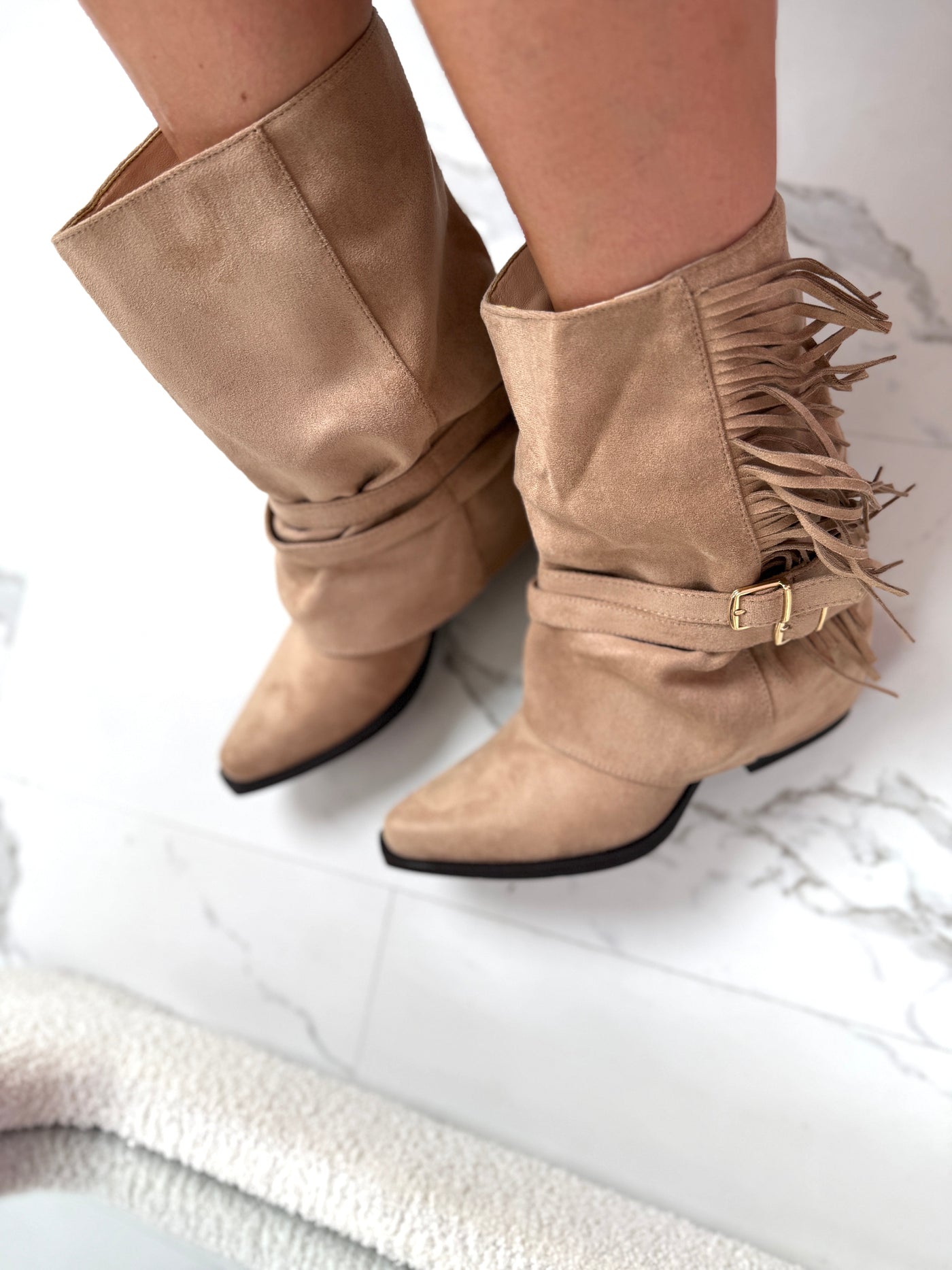 Cody™ | Stivali Frange Khaki