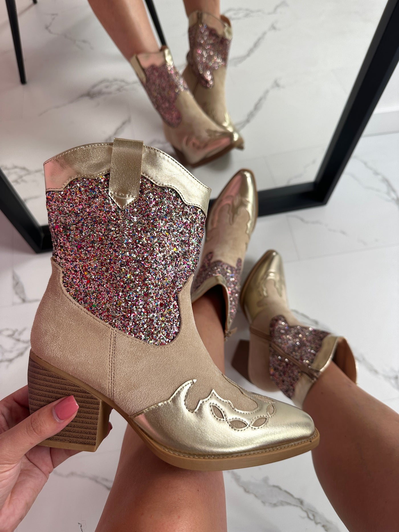 Goldessa™ | Stivaletti Cowboy Special Gold