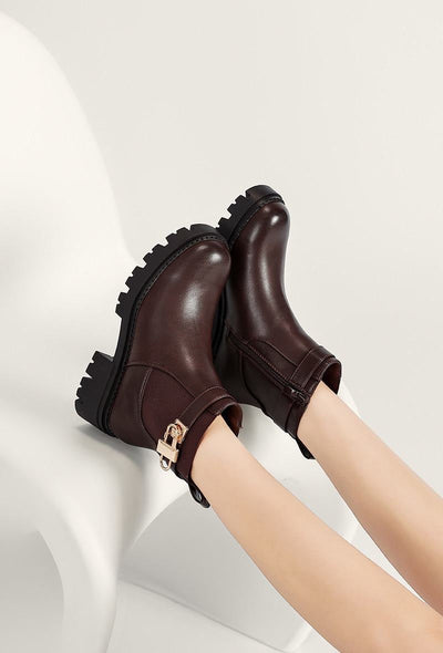 Cleo™ | Stivaletti alla caviglia marroni