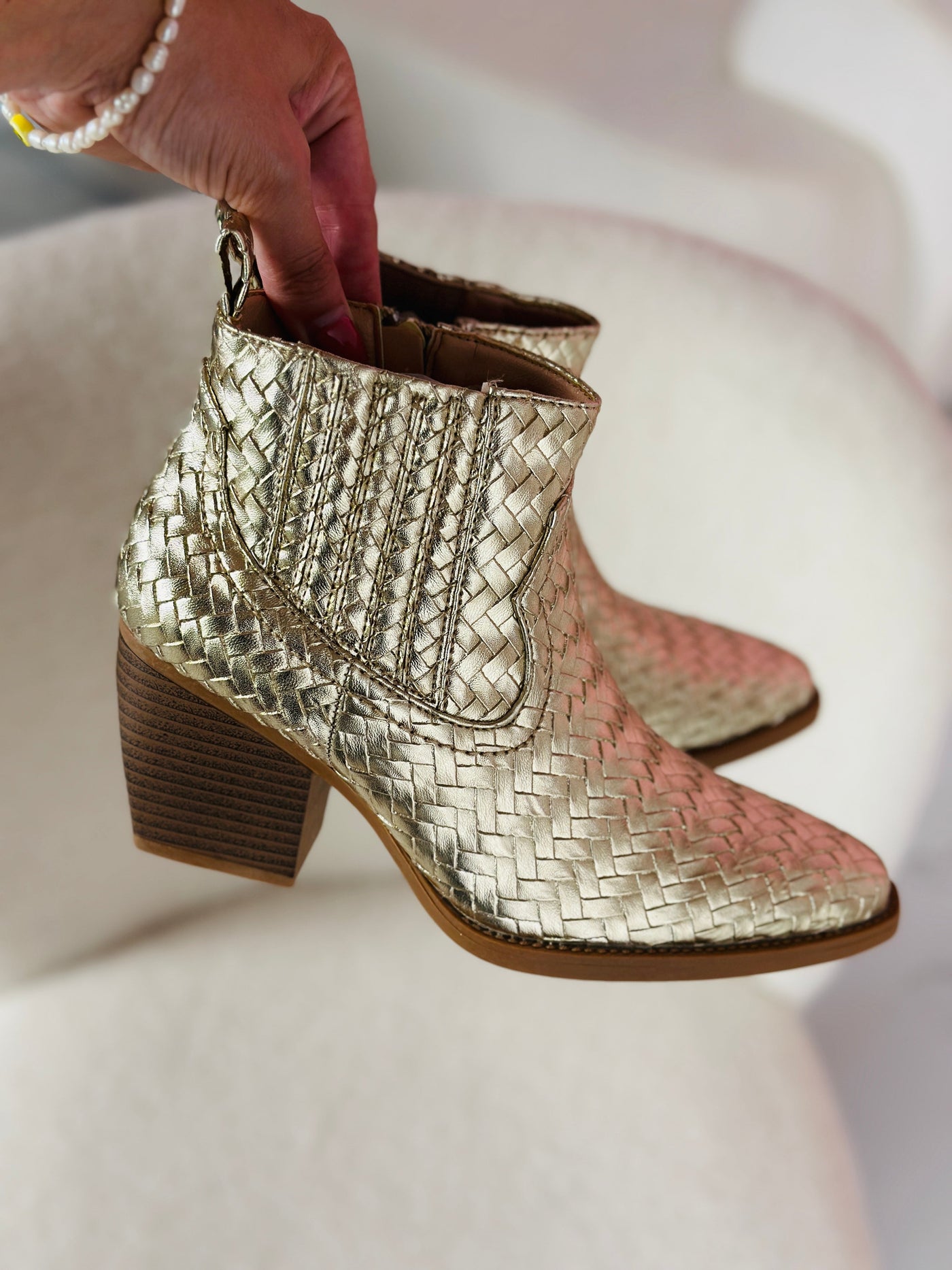 Cowgirl™ | Stivaletti Cowboy Low Gold