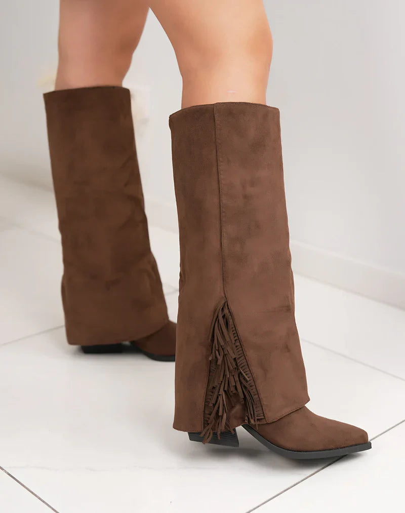 Misha™ | Stivali Frange Brown