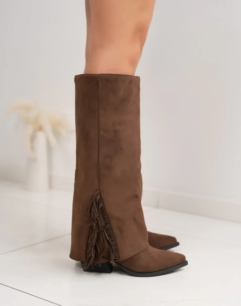 Misha™ | Stivali Frange Brown