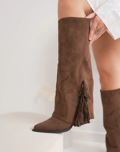 Misha™ | Stivali Frange Brown