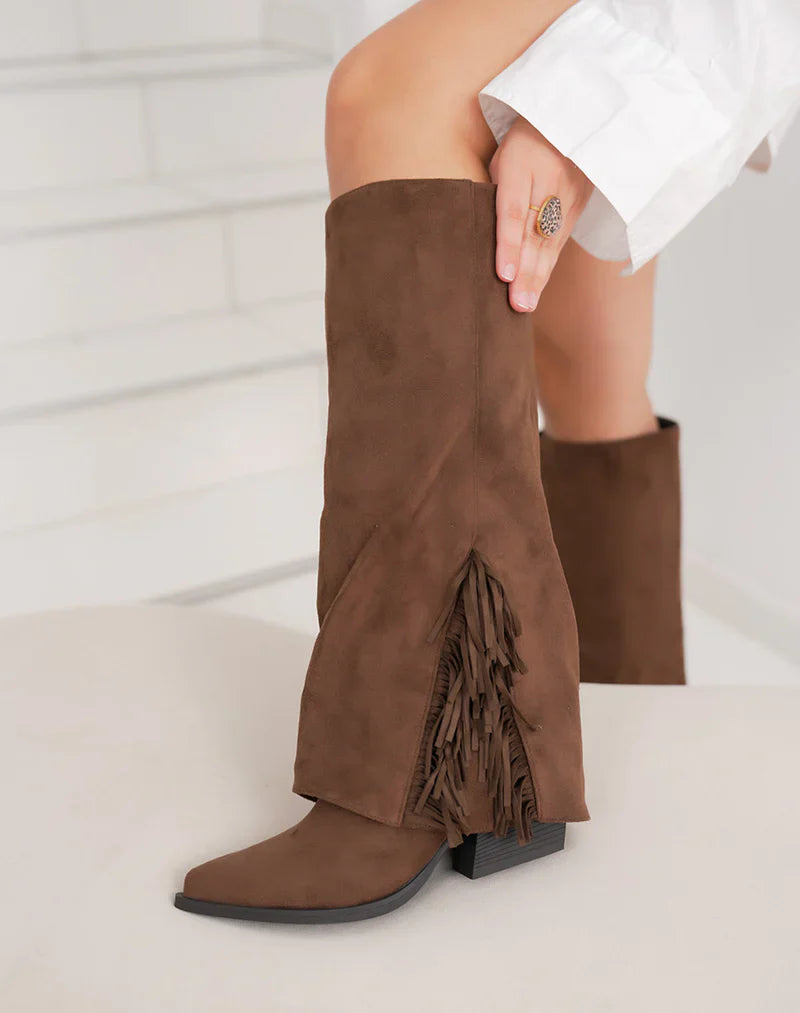 Misha™ | Stivali Frange Brown