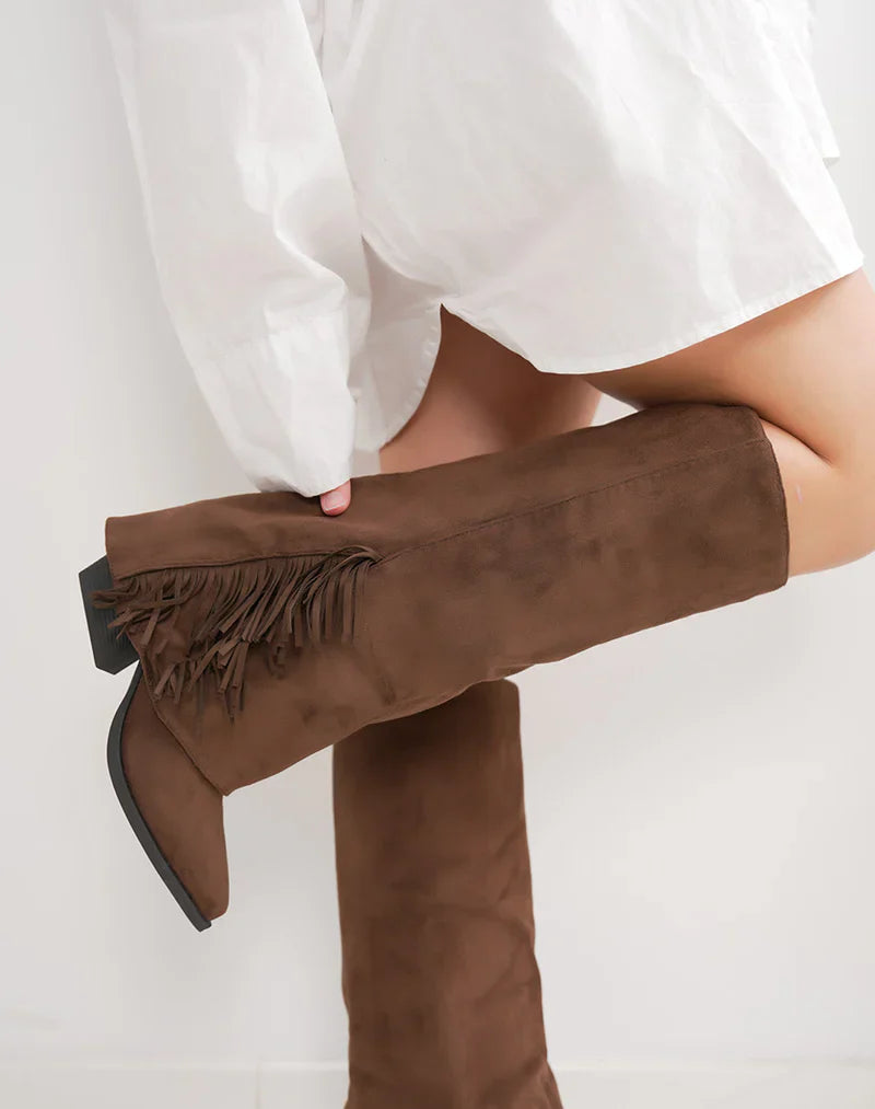 Misha™ | Stivali Frange Brown