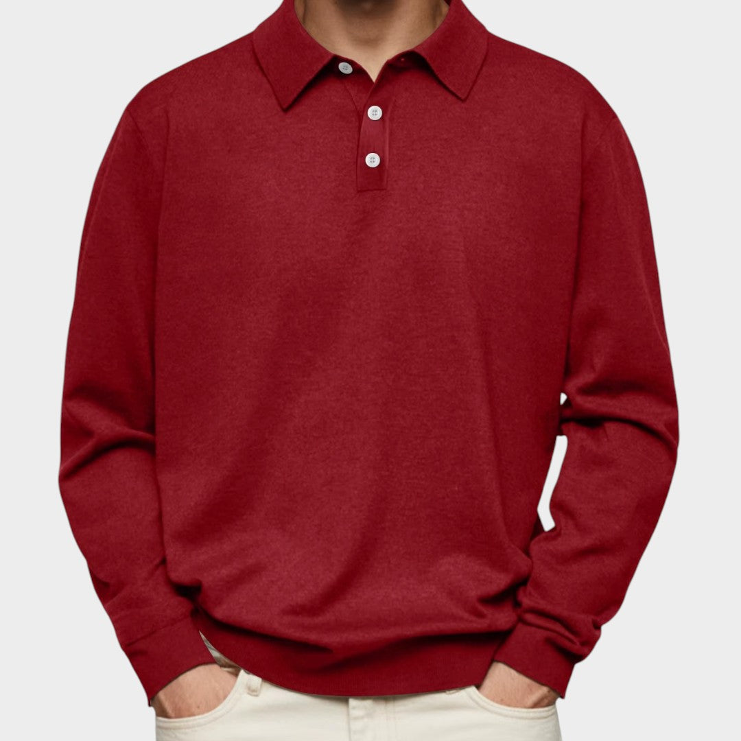 Aiden™ | Polo a Maniche Lunghe
