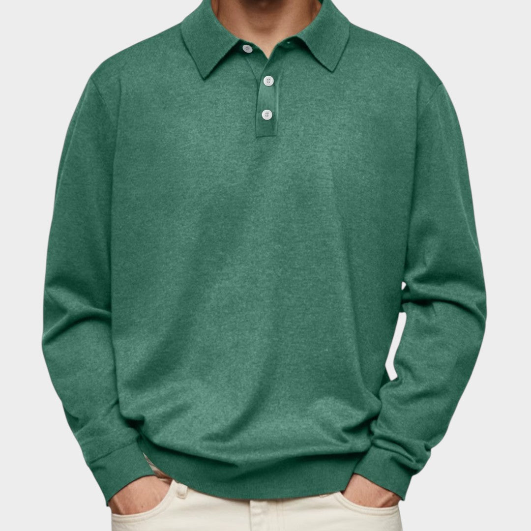 Aiden™ | Polo a Maniche Lunghe