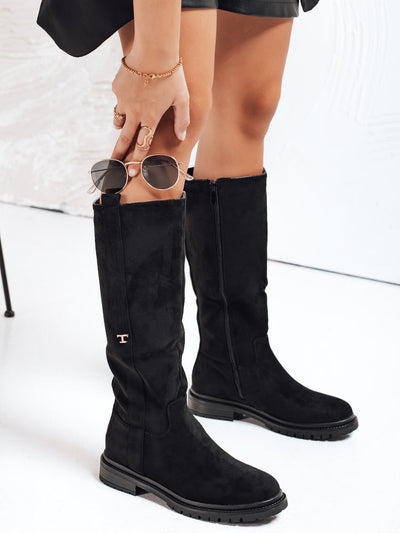 Talina™ | Stivali alti in camoscio sintetico