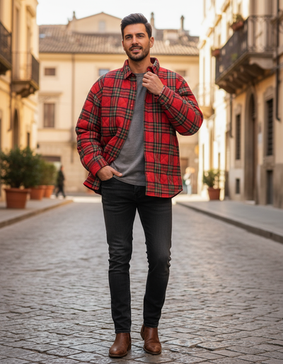 Riccardo Firenze | Giacca Imbottita in Cotone Vintage