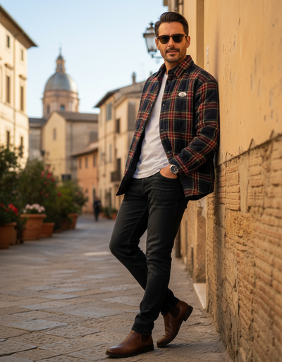 Riccardo Firenze | Giacca Imbottita in Cotone Vintage