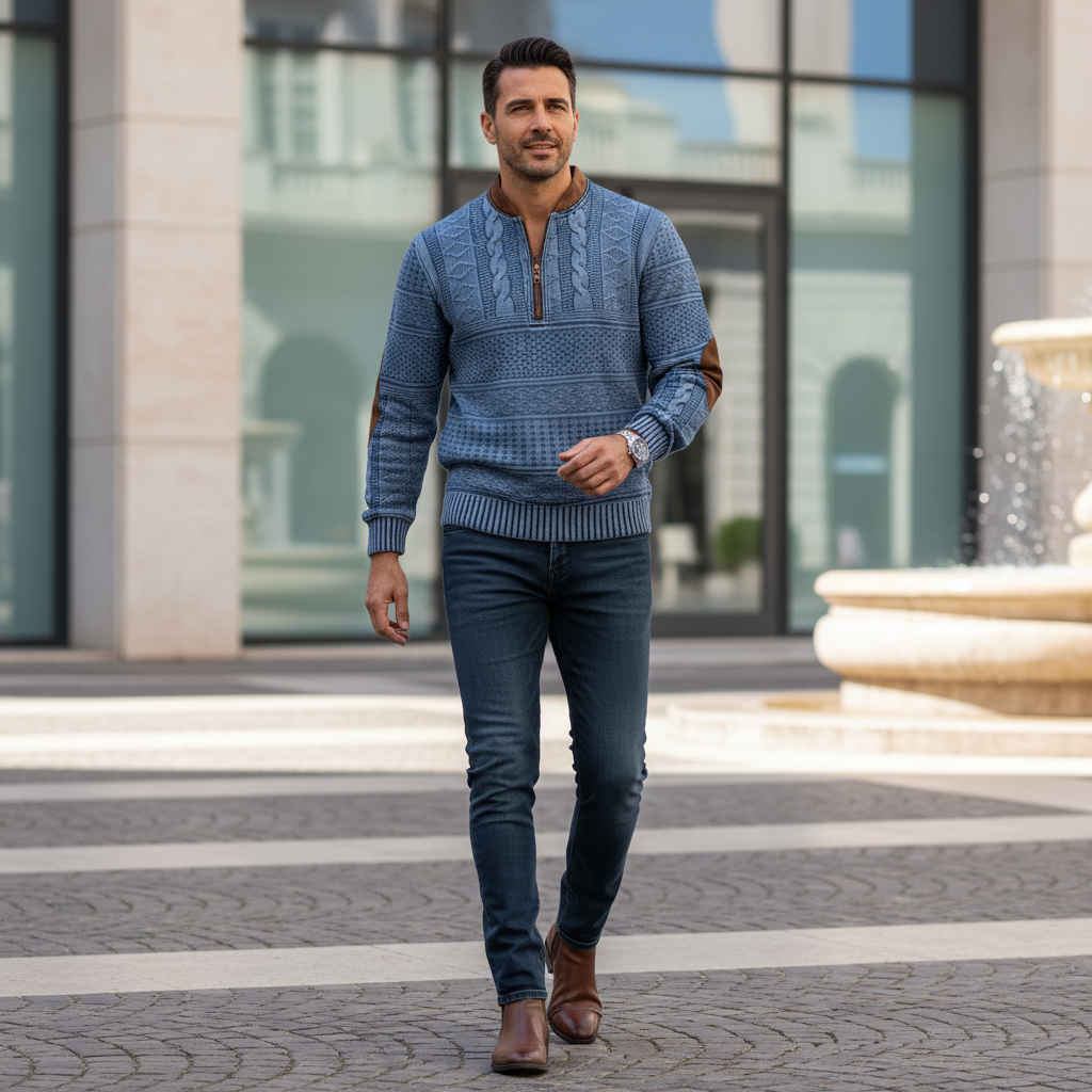 Ivo | Maglione con Zip