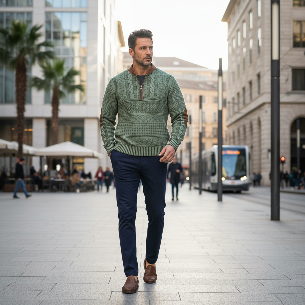 Ivo | Maglione con Zip